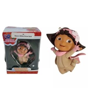 OrnamentDora the Explorer In The Snow Quilt Ornament American Greetings Nickelod